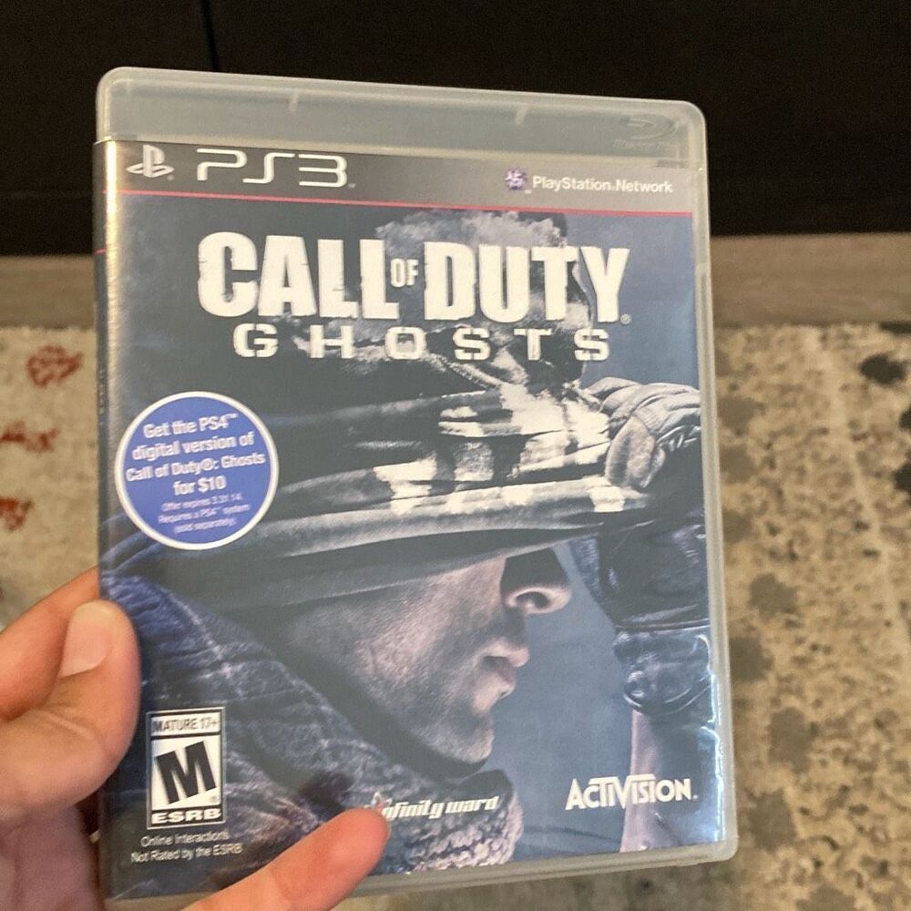 Call of Duty Ghosts PS3 Game w/ Case & Disc – Shooter Action